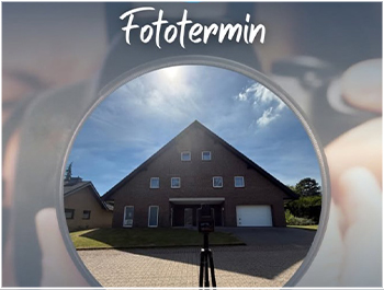 Fototermin für ein Einfamilienhaus in Mechernich-Satzvey von Jakobi Immobilien mit Außenansicht des Hauses.