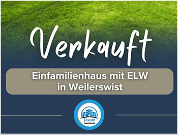 Verkauftes Einfamilienhaus mit Einliegerwohnung in Weilerswist von Jakobi Immobilien.