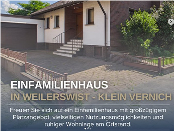 Bild zum Blogbeitrag: Neu im Verkauf – Weilerswist Einfamilienhaus von Jakobi Immobilien