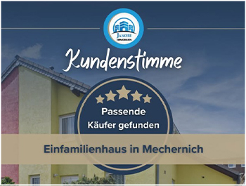 Bild zum Blogbeitrag: Kundenstimme - Mechernich Einfamilienhaus von Jakobi Immobilien
