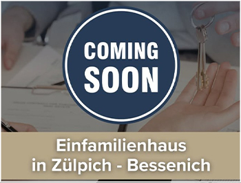 Bild zum Blogbeitrag: Vorankündigung – Zülpich Bessenich Einfamilienhaus von Jakobi Immobilien