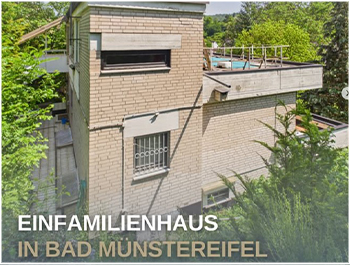 Bild zum Blogbeitrag: Neu im Verkauf - Bad Münstereifel Einfamilienhaus von Jakobi Immobilien