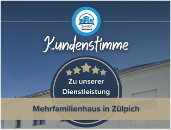 Bild für Blogbeitrag Kundenstimme - Zülpich Mehrfamilienhaus von Jakobi Immobilien