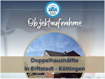 Bild zum Blogbeitrag: Objektaufnahme – Erftstadt Köttingen Doppelhaushälfte von Jakobi Immobilien