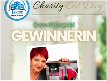 Bild zum Blogbeitrag: Charity Cut Day Gewinnspielauflösung von Jakobi Immobilien