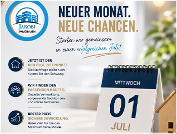 Bild zum Blogbeitrag: Willkommen im Juli 2026 von Jakobi Immobilien