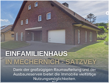 Bild zum Blogbeitrag: Neu im Verkauf – Mechernich Einfamilienhaus
