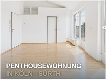 Bild zum Blogbeitrag: Neu in der Vermietung – Köln Sürth Penthousewohnung