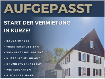 Bild zum Blogbeitrag: Aufgepasst – Hellenthal Einfamilienhaus 🏡