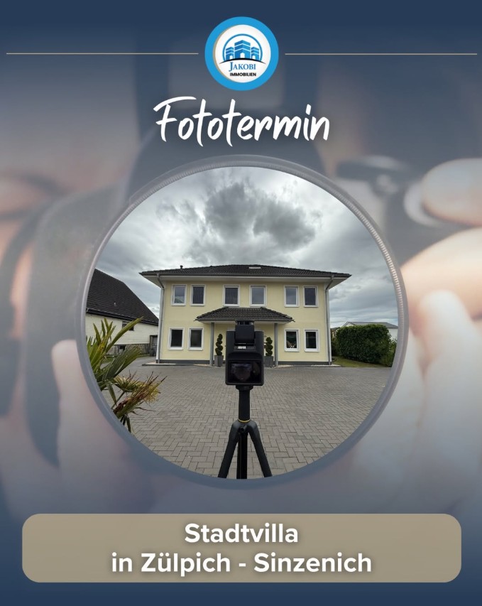 Fototermin einer Stadvilla in Zülpich Sinzenich für Jakobi Immobilien