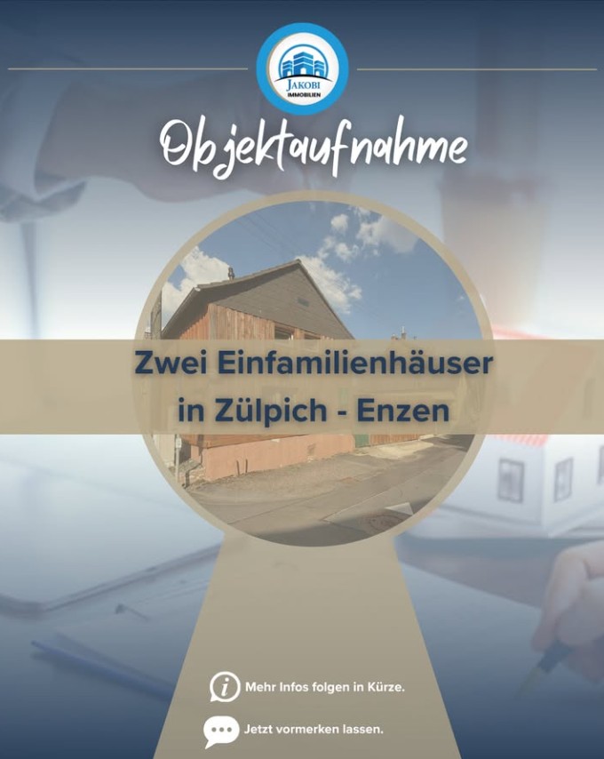 Bild für den Blogbeitrag Objektaufnahme – Zülpich Einfamilienhäuser von Jakobi Immobilien