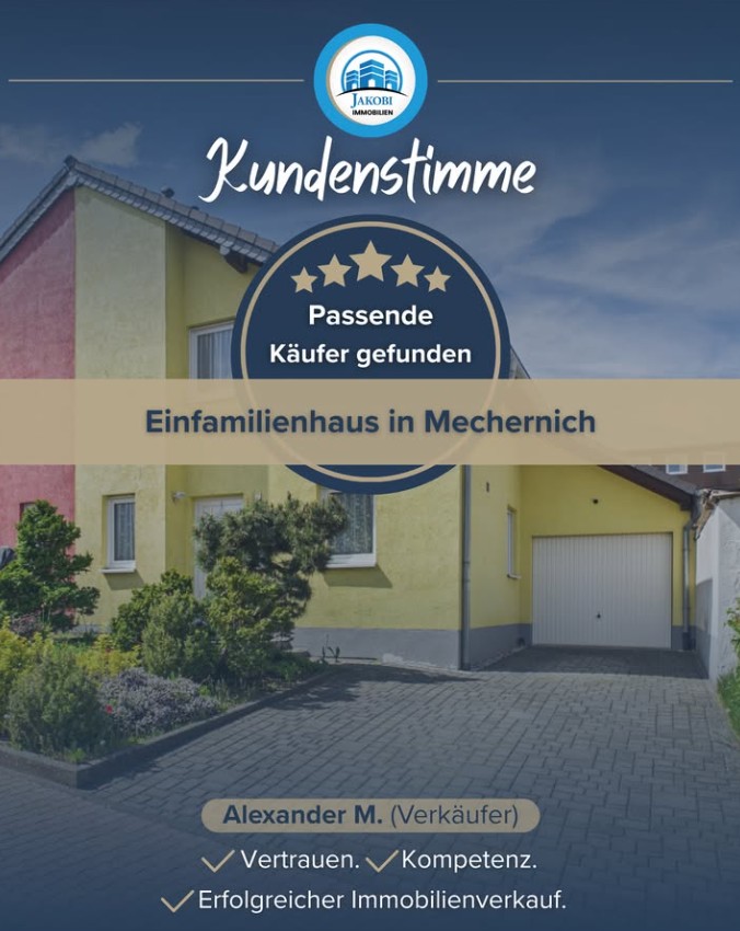 Bild zum Blogbeitrag: Kundenstimme - Mechernich Einfamilienhaus von Jakobi Immobilien