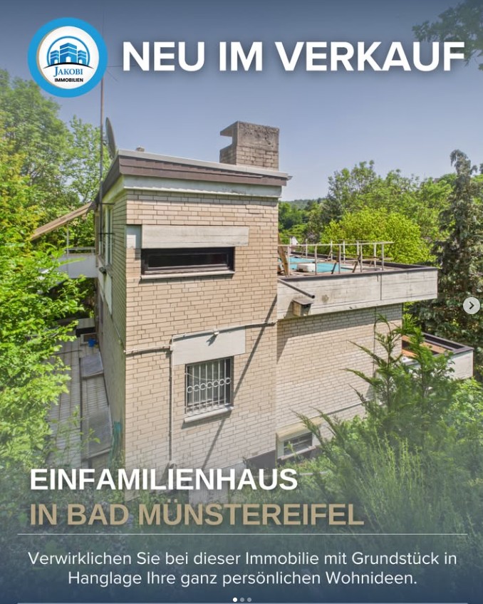 Bild zum Blogbeitrag: Neu im Verkauf - Bad Münstereifel Einfamilienhaus von Jakobi Immobilien