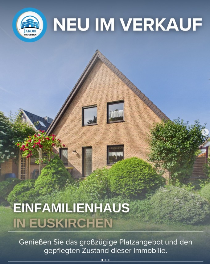 Bild zum Blogbeitrag: Neu im Verkauf - Euskirchen Einfamilienhaus von Jakobi Immobilien