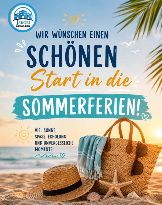 Bild zum Blogbeitrag Sommerferien 2026 - Jakobi Immobilien