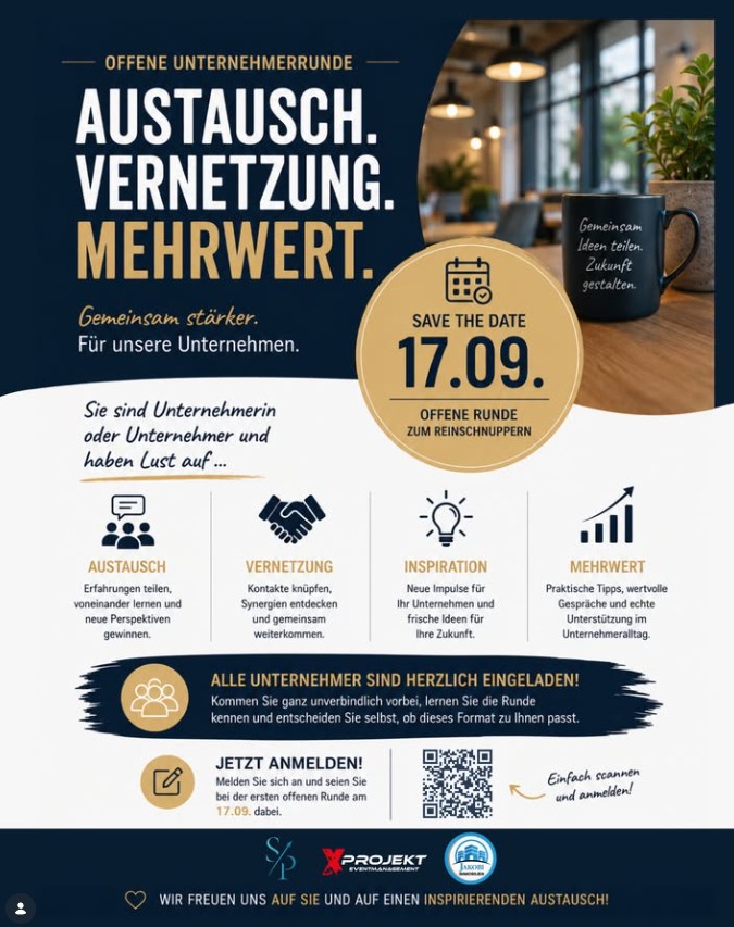 Bild zum Blogbeitrag: Unternehmertreffen September 2026 von Jakobi Immobilien