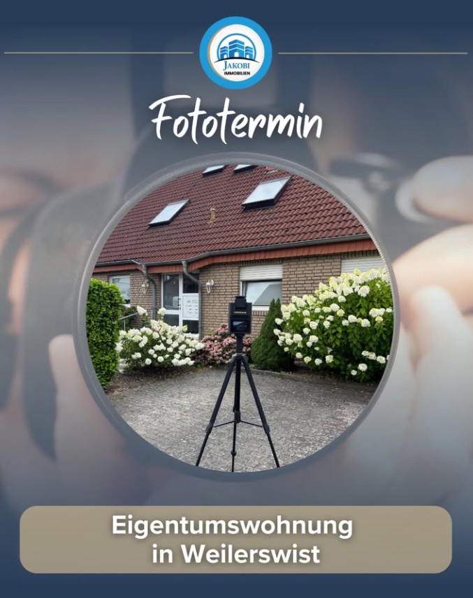 Bild zum Blogbeitrag Fototermin - Weilerswist Eigentumswohnung von Jakobi Immobilien