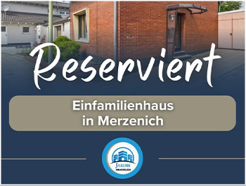 Bild für Blogbeitrag Reservierung – Merzenich Einfamilienhaus von Jakobi Immobilien