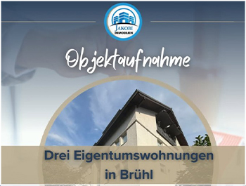 Bild zum Blogbeitrag Aufnahmetermin – Brühl Eigentumswohnungen von Jakobi Immobilien