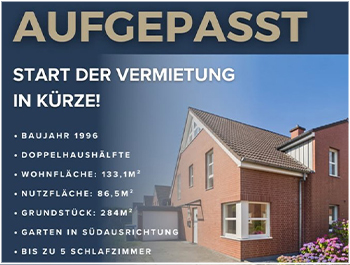 Bild für Blogbeitrag Aufgepasst – Erftstadt Doppelhaushälfte von Jakobi Immobilien