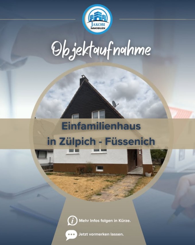 Bild zum Blogbeitrag Objektaufnahme – Zülpich Füssenich Einfamilienhaus von Jakobi Immobilien