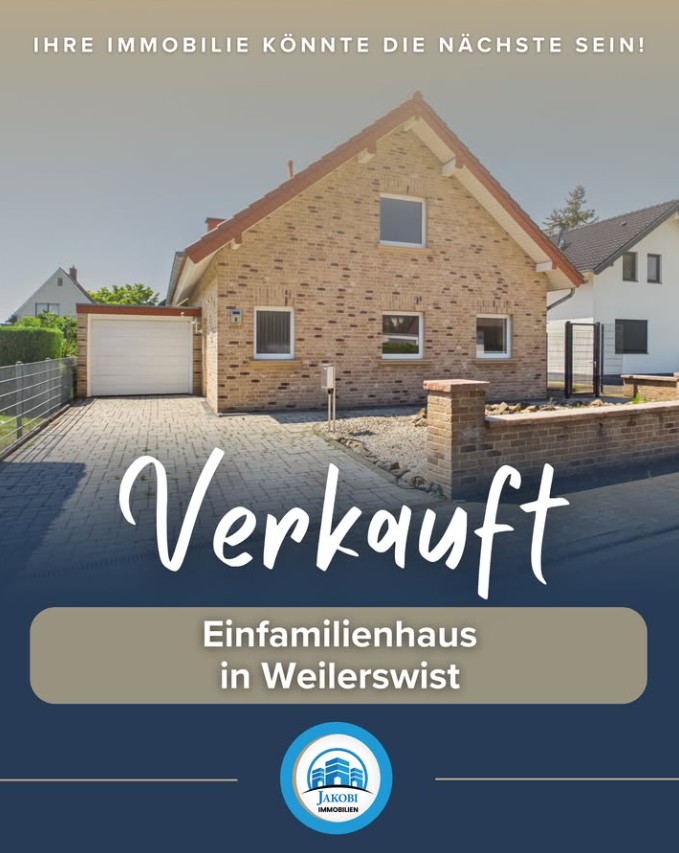 Bild zum Blogbeitrag Verkauft – Weilerswist Einfamilienhaus von Jakobi Immoblien