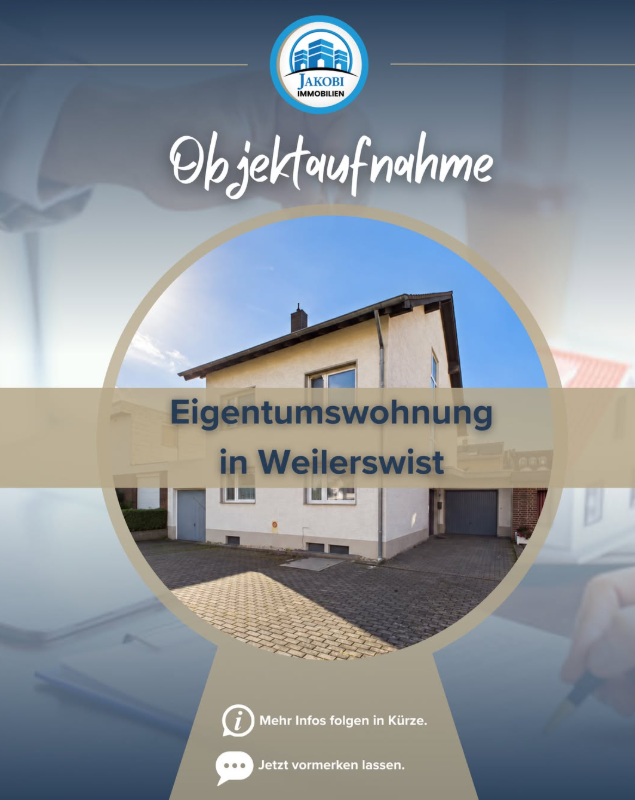 Objektaufnahme einer Eigentumswohnung in Weilerswist – Jakobi Immobilien