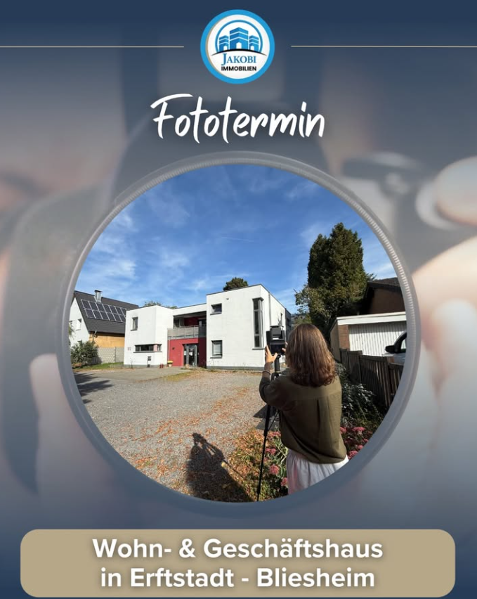 Wohn- und Geschäftshaus in Erftstadt-Bliesheim – Fototermin – Jakobi Immobilien