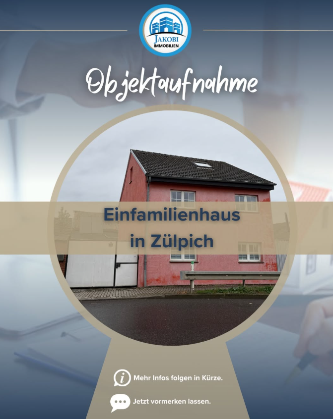 Großzügiges Einfamilienhaus in Zülpich-Weiler in der Ebene – Objektaufnahme – Jakobi Immobilien