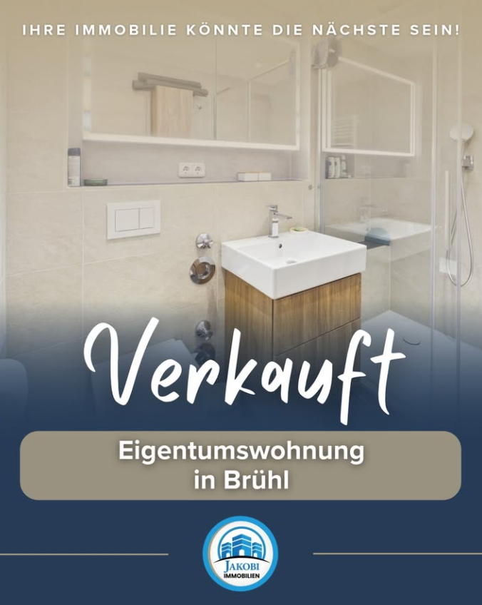 3-Zimmer-Eigentumswohnung Nr. 3 im 1. Obergeschoss in Brühl – Verkauft – Jakobi Immobilien