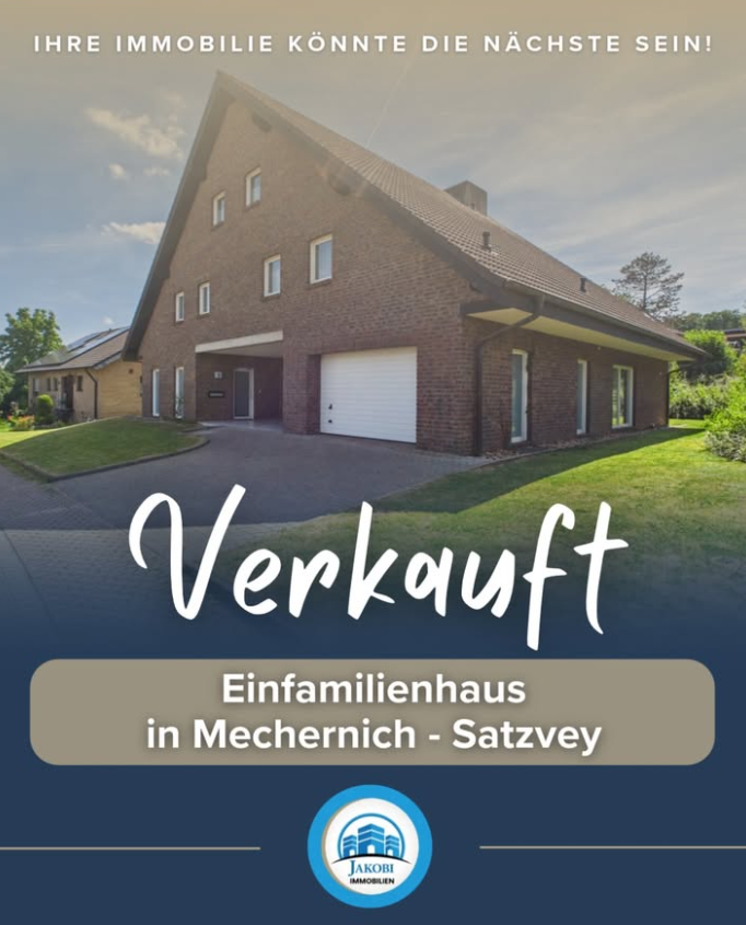 Freistehendes Einfamilienhaus in Mechernich-Satzvey – Verkauft – Jakobi Immobilien
