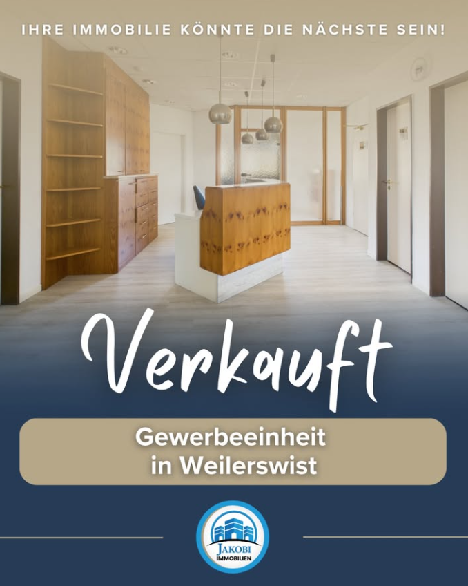 Gewerbeeinheit in zentraler Lage in Weilerswist – Verkauft – Jakobi Immobilien